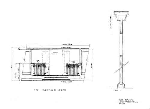 Entry elevation