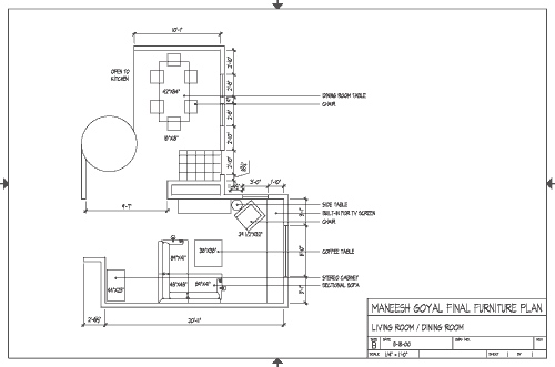 Furniture plan